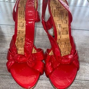 Red Jlo women heels